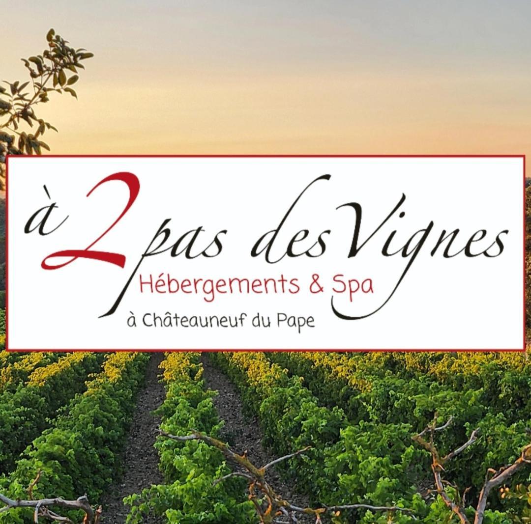 A 2 Pas Des Vignes, Hebergements Et Spa, Maison Numero 6, A Chateauneuf Du Pape Exterior photo